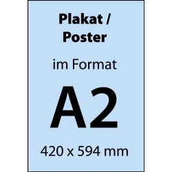 Plakat oder Poster A2 (420...